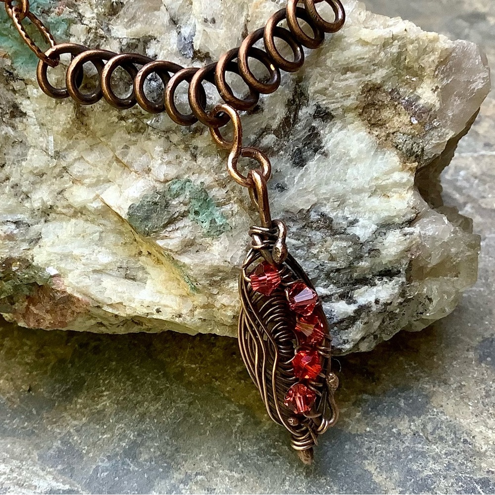 Artisan Dainty Wire Work Handcrafted Necklace